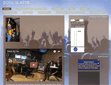 Tablet Screenshot of dougslatermusic.com